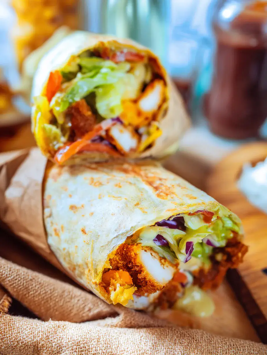 Krokante Kip Wrap